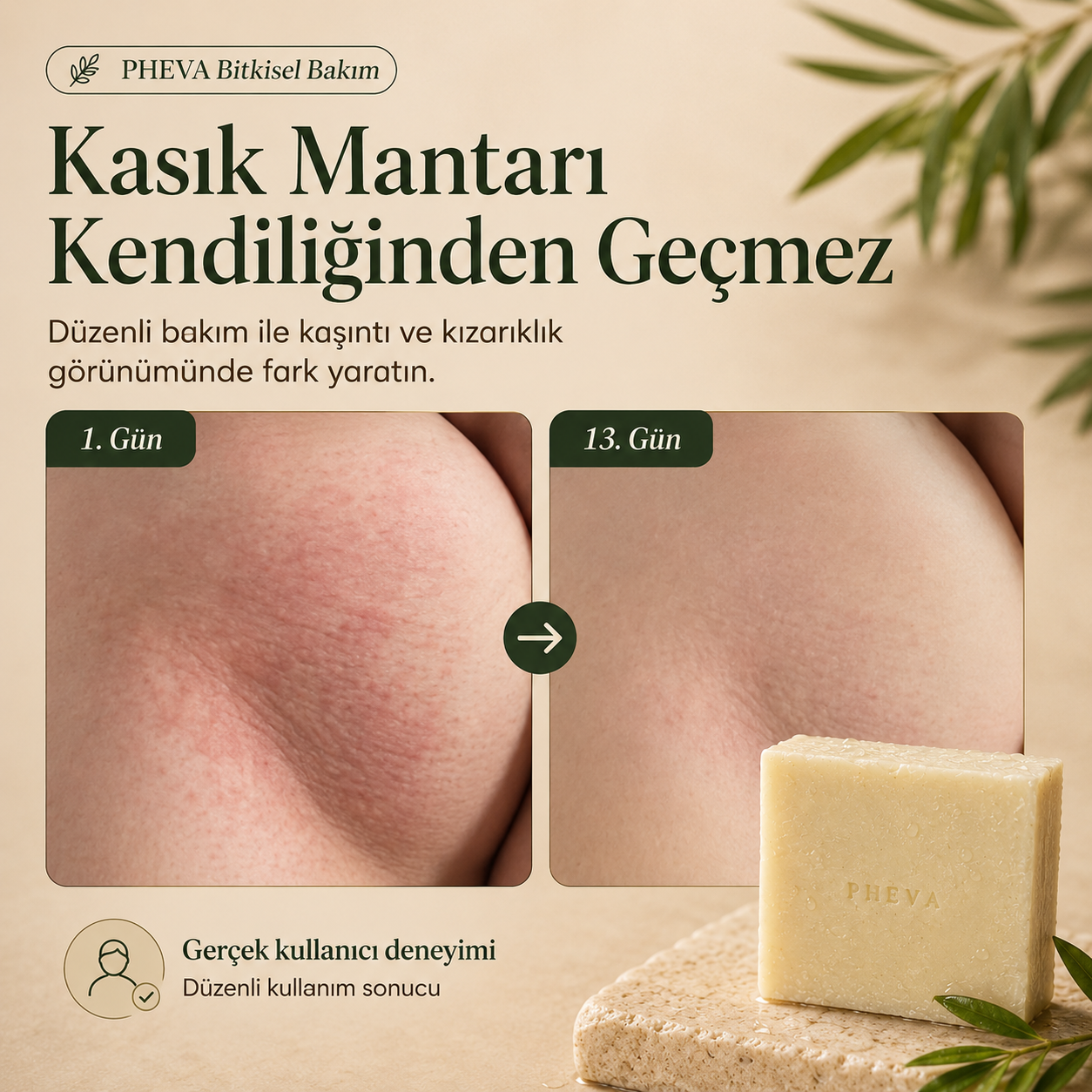 Pheva I Çay Ağacı Sabunu – Arındırıcı & Mantar Karşıtı Bakım