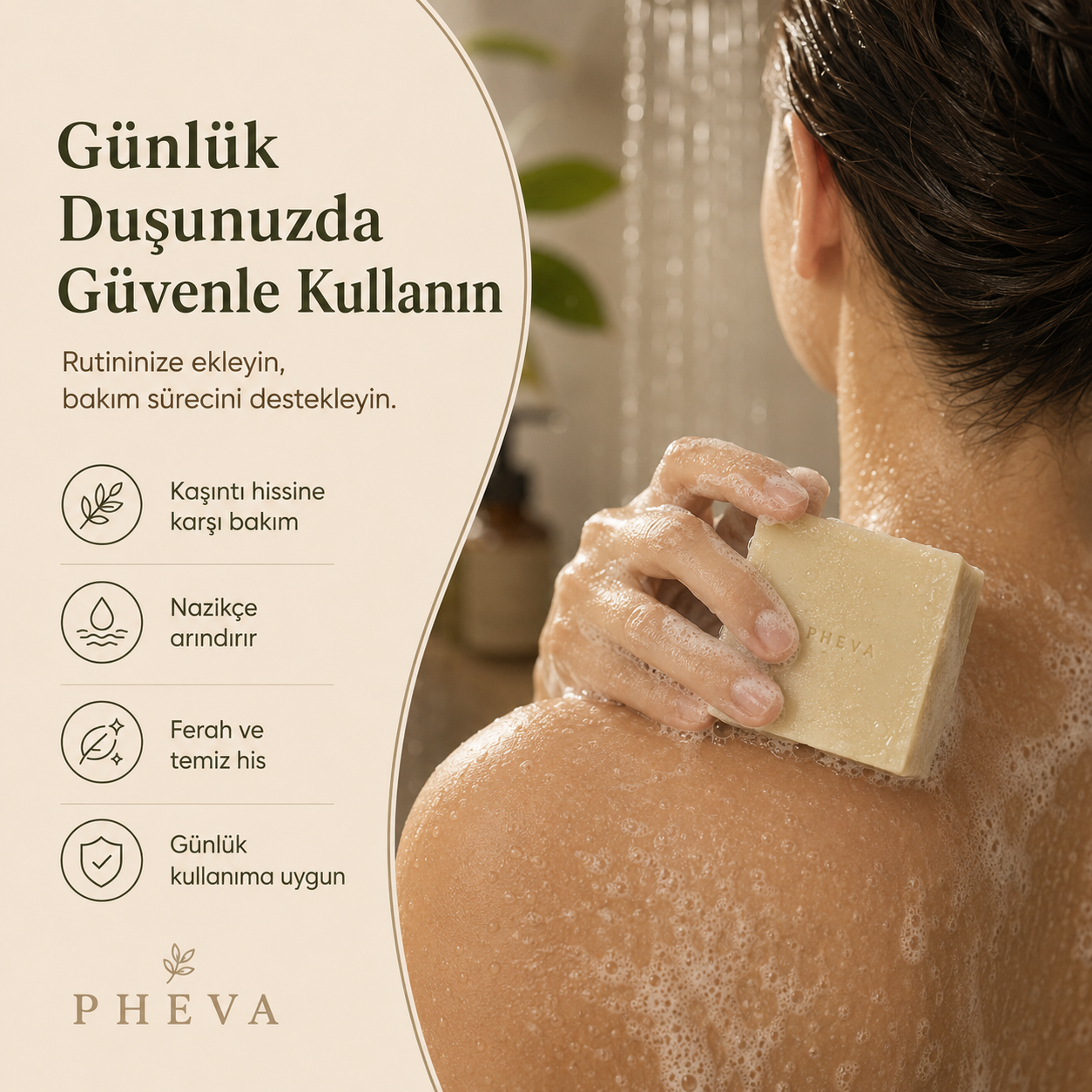 Pheva I Çay Ağacı Sabunu – Arındırıcı & Mantar Karşıtı Bakım